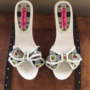 Betsey Johnson cherry White Shoes